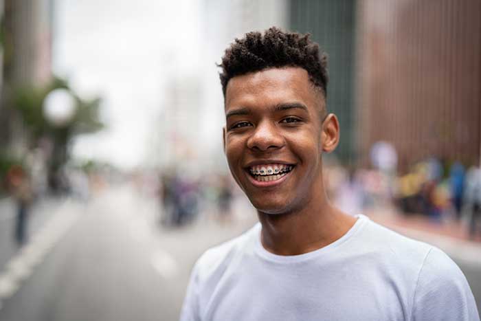 Brazilian boy smiling